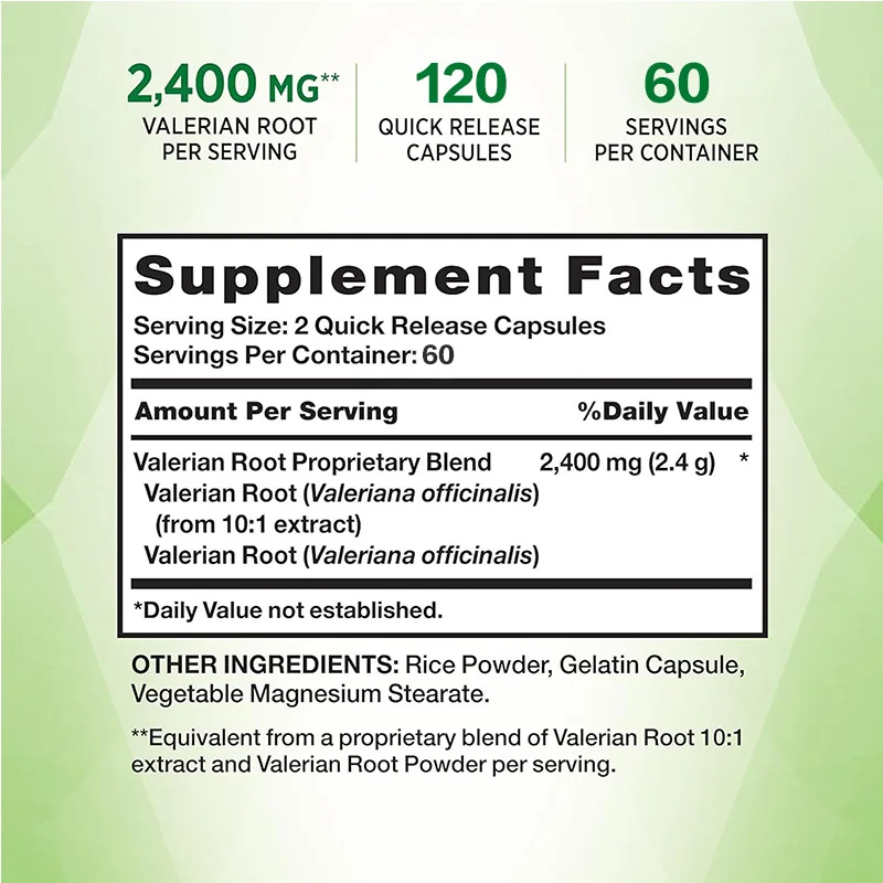 Valerian Root Capsules - It He - đánh giá và giá Valerian Root Capsule