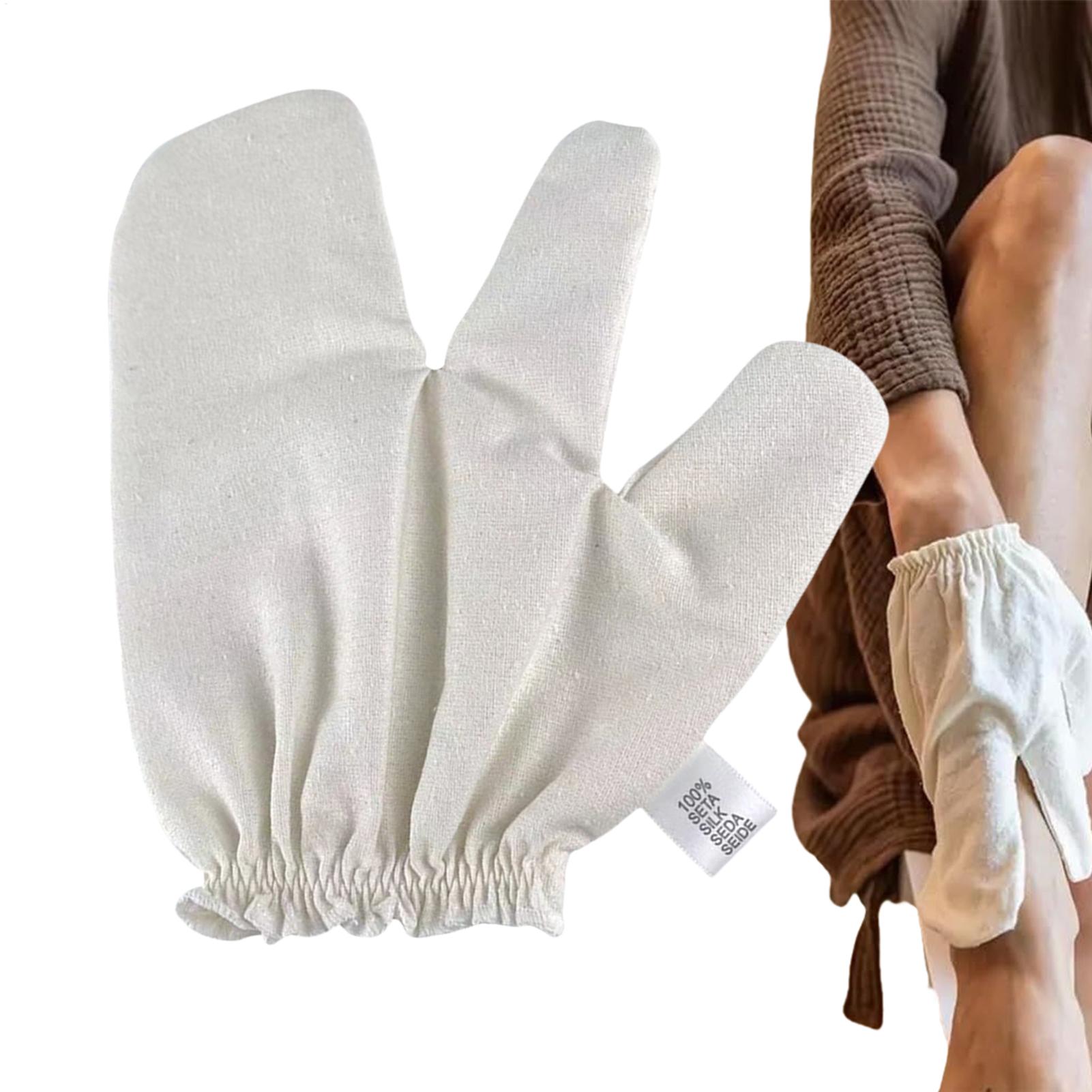Raw Silk Garshana Gloves Ayurv - đánh giá và giá Ayurvedic & Herbal Wellness Kits