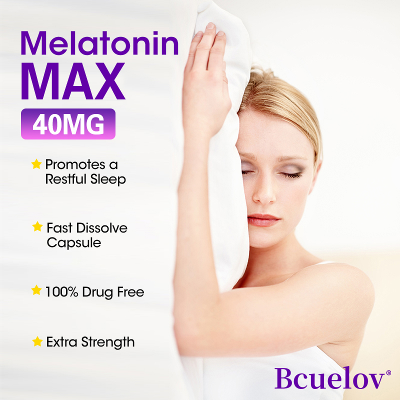 40mg Melatonin Capsules with C - đánh giá và giá Valerian Root Capsule