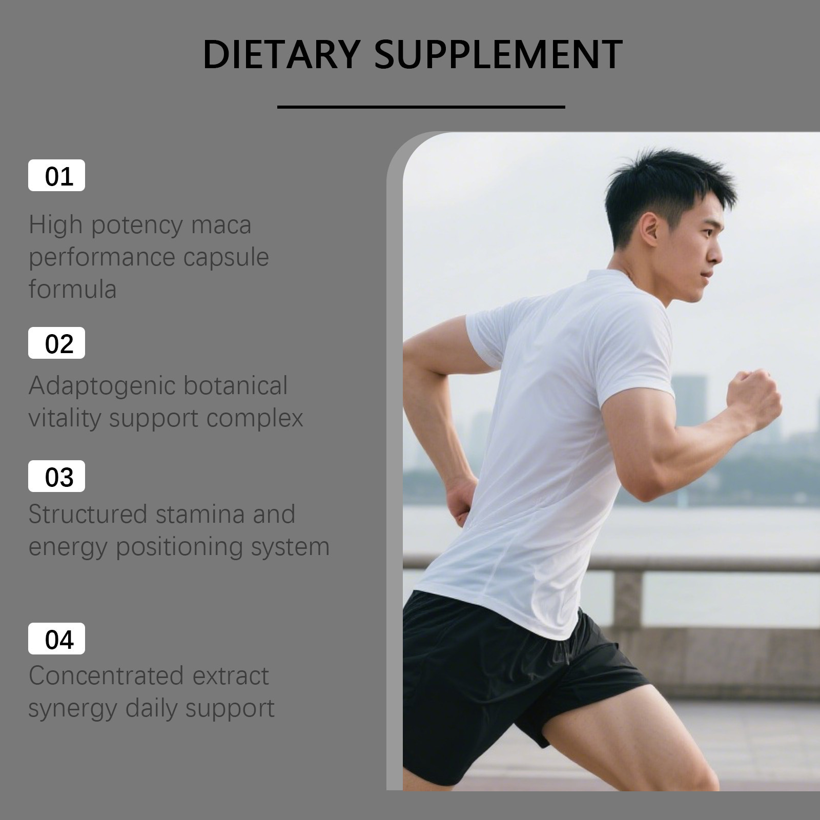 Maca Root & Panax Ginseng Caps - đánh giá và giá Valerian Root Capsule